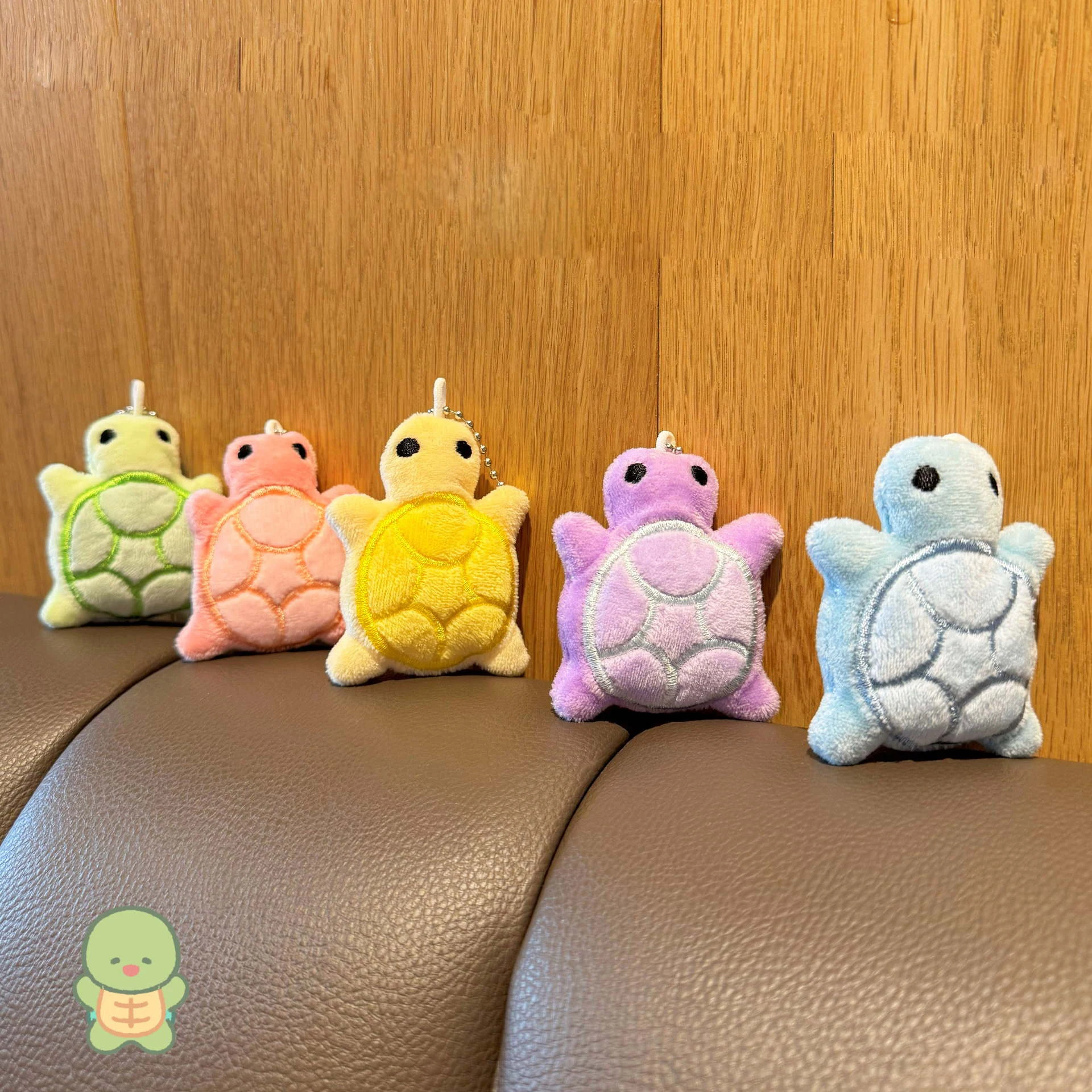 Creative Little Turtle Plush Keychain Pendant Colorful Turtle Doll Toy Keychain Student School Bag Keychain Accessorie Girl Gift