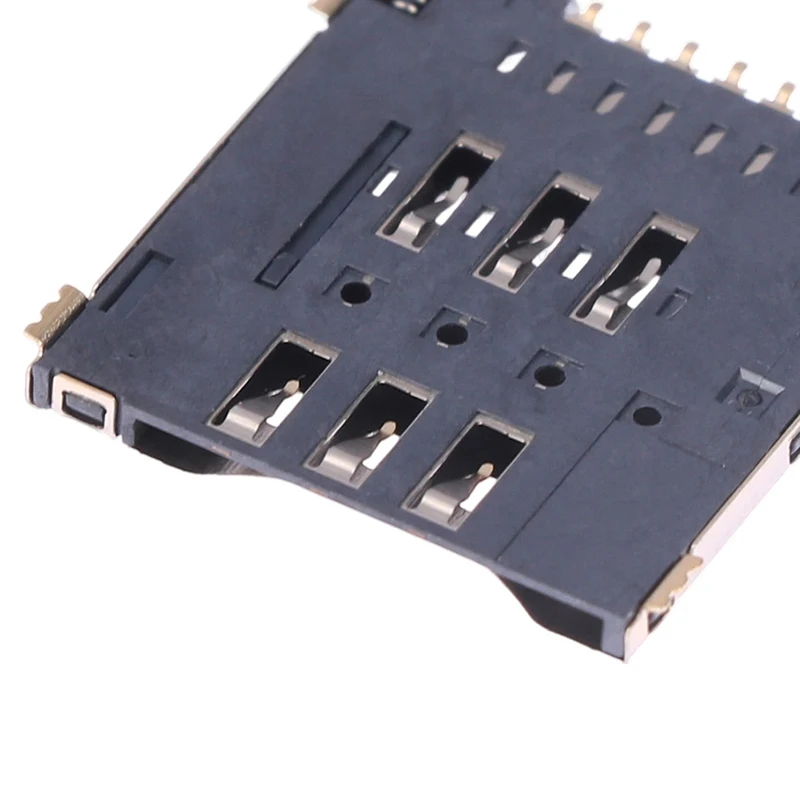 MUP-C792 Original SIM Card Connector Patch Self-piercing 6 +1 P SIM Card Slot Socket 1pc