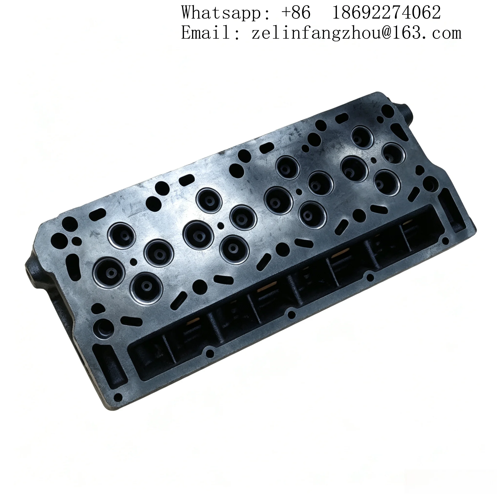 Cast Aluminum Diesel Engine Cylinder Head 20mm Replacement for Ford F250 F350 6.0 Powerstroke V8 2003-07 Heavy Duty