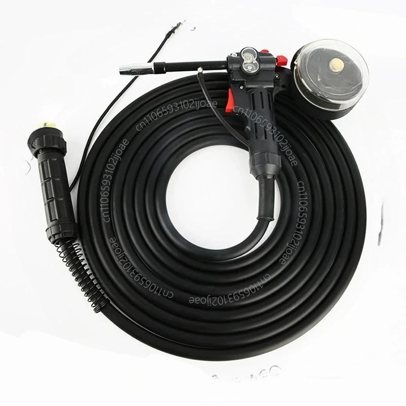 10Ft 3 Meters Welder Spool Gun Wire Feeder Aluminum Welder Use Standard Spool with Euro Connection 24V DC Motor  Nozzle