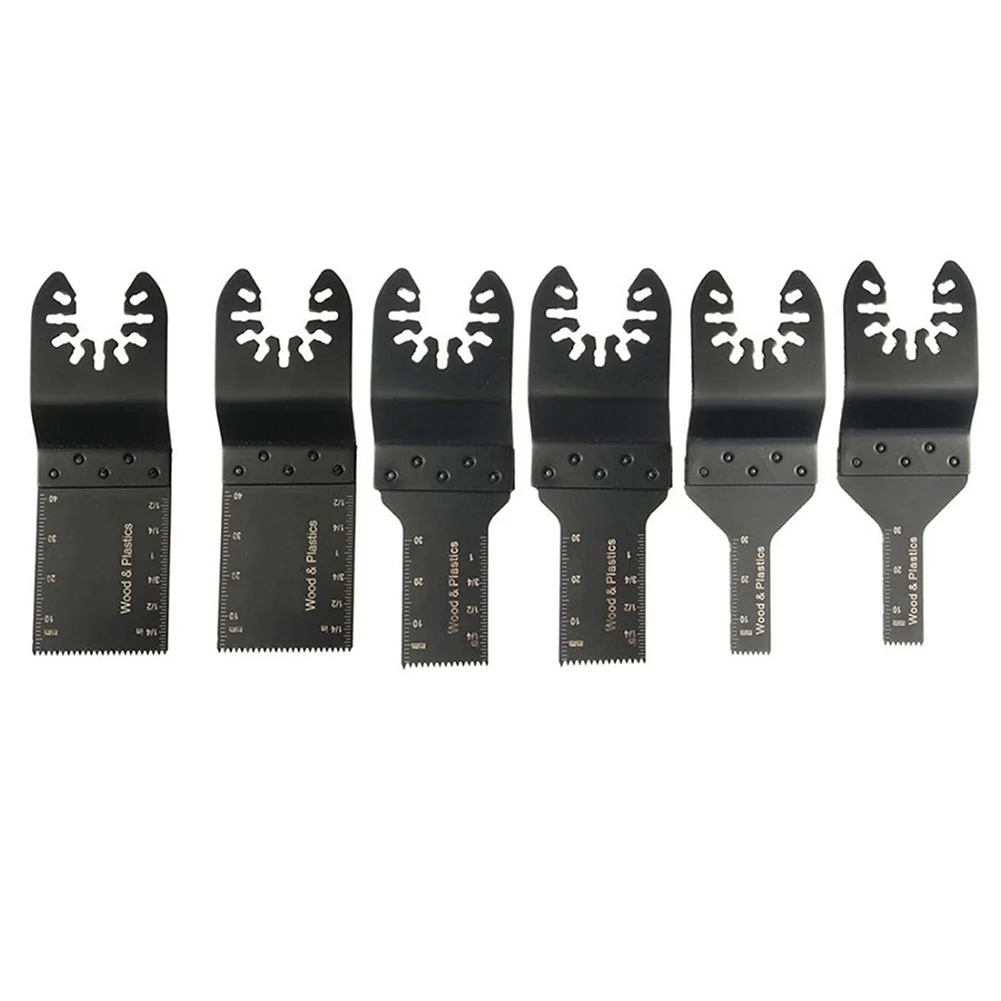 6pcs// 10/20/34mm O/scillating M/ulti Tool S/aw Blad/e Cutter Blade Renovator Multimaster Tool Saw Blade Power Tool Access