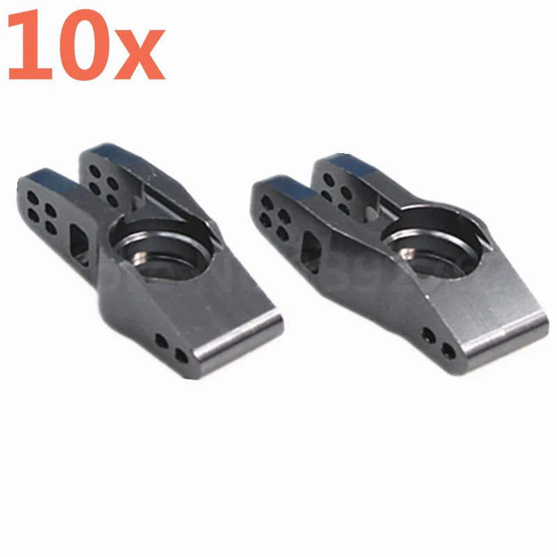 

10Pcs Hobao RC Car Aluminum Alloy OP Upgrad Spare Parts Rear Hub Carrier( L/R ) CNC For 1/8 Scale Model RC VS Remote Control Car