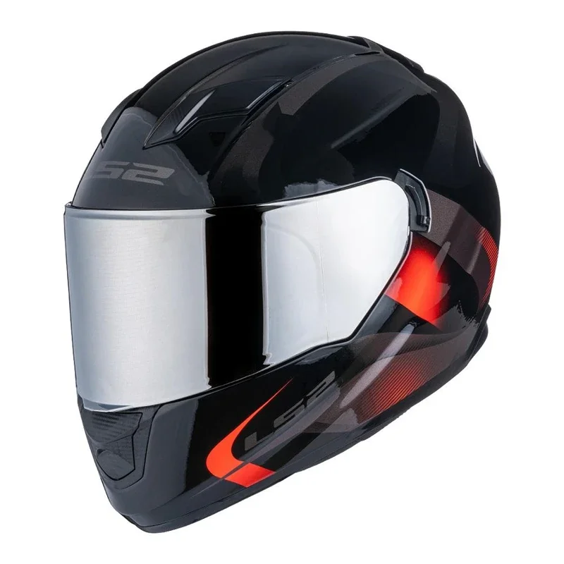 Visera LS2 para casco de motocicleta FF320 Stream FF353 Rapid FF328 FF800, reemplazo Original, lente adicional, negro, iridio, Plata