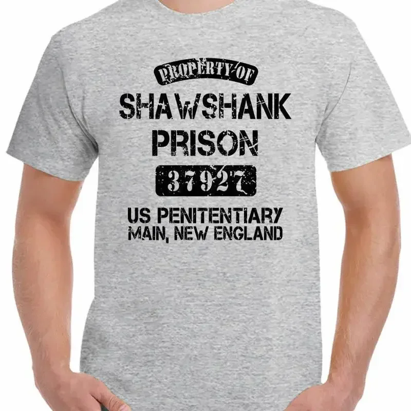 Shawshank Redemption Inspired State Prison T-shirt 100% retro gift S- 3xl uk