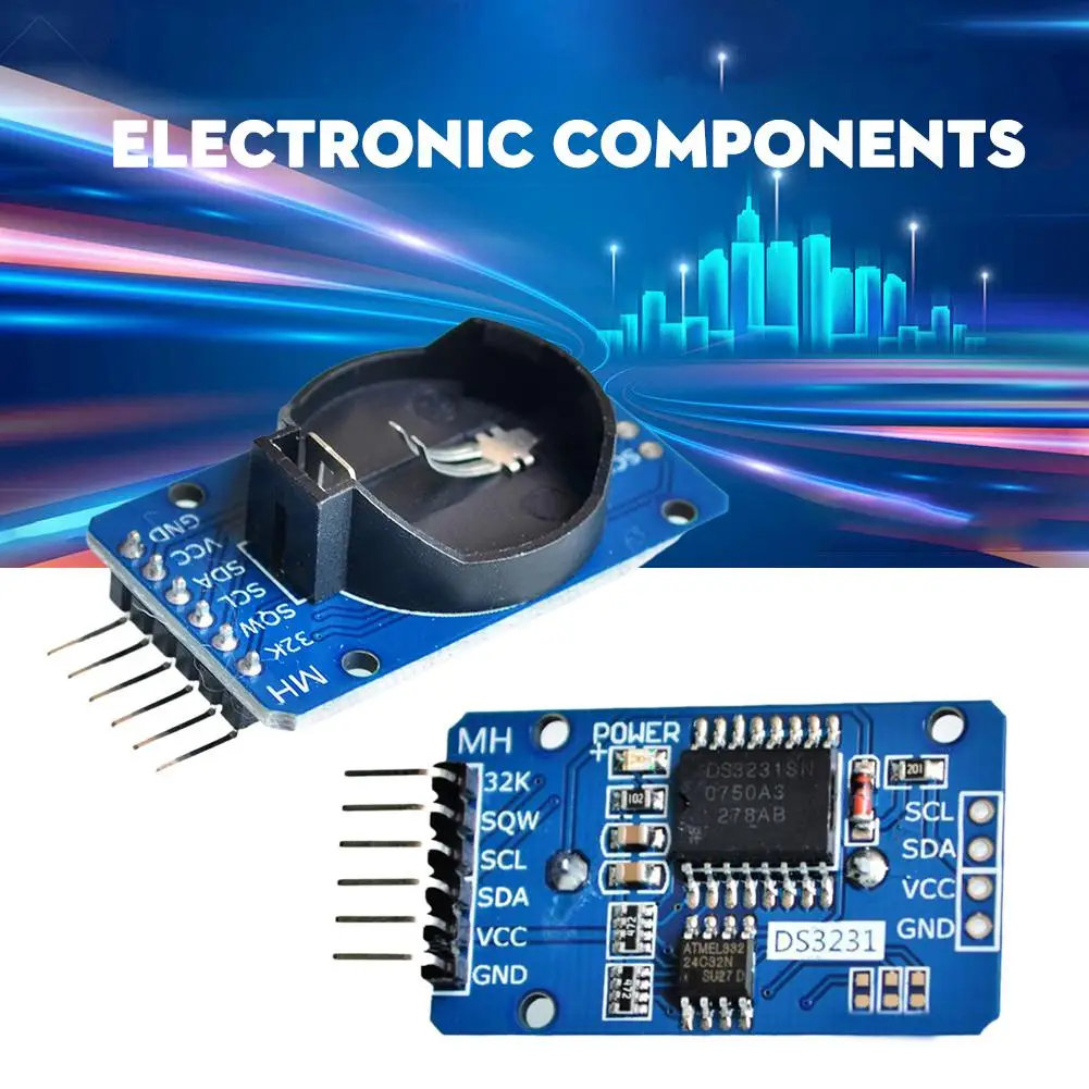 DS3231 AT24C32 IIC RTC Module Clock Timer Memory Module I2C Replace RTC (Batteries Board Included) DS1307 not A2G1