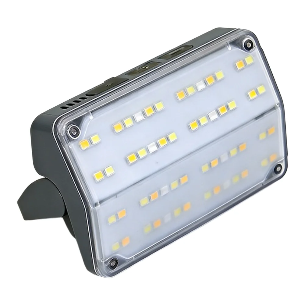 LED Camping Lantern Flashlight Rechargeable 7 Mode Light Adjustable 90 Degree Rotation Built in Battery Display