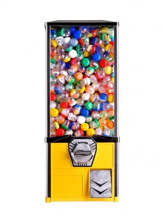 Automatic Coin Operate Small Size Aluminium cap sule Vending Machine Big Ball cap sule