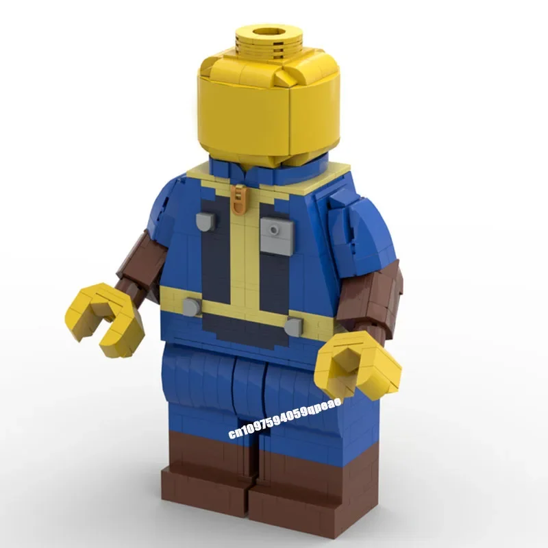 Nouveau 735 pièces célèbre jeu série Tec Vault costume MOC minifigure modèle personnalisé Puzzle bricolage idées créatives enfant jouets cadeau d'anniversaire