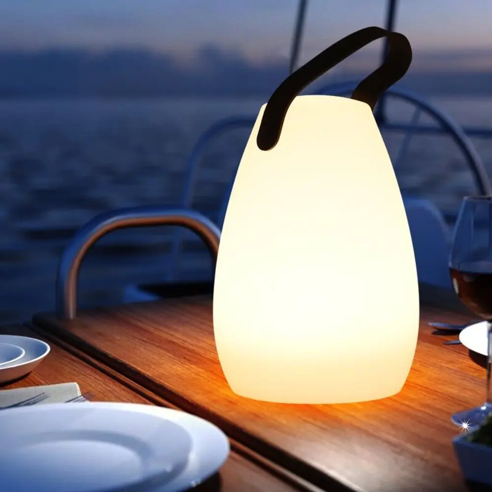 

16 Colors Dimming Cordless Table Lamp Waterproof Remote Control Ambient Light Smart Usb Charging RGB LED Camping Lamp