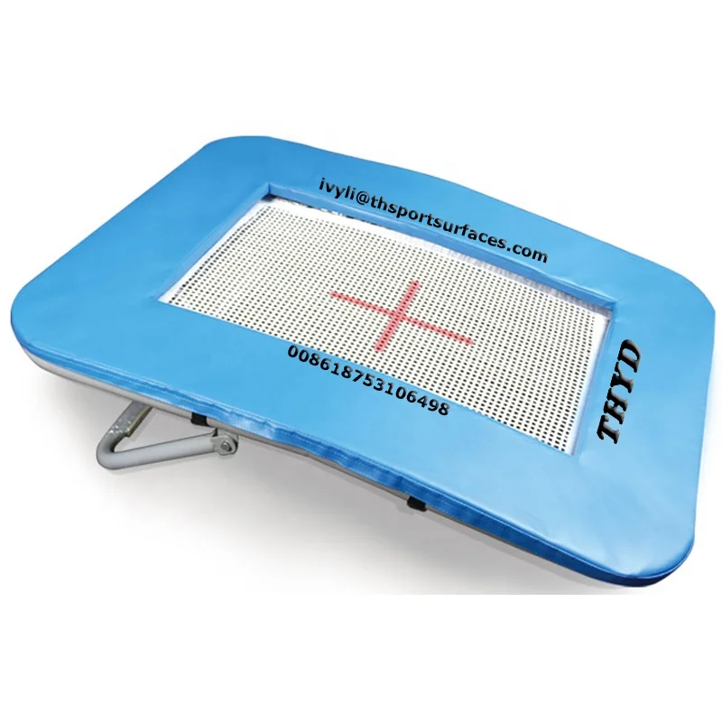 

Professional Gymnastics Springboard Shape Trampoline for Jumping