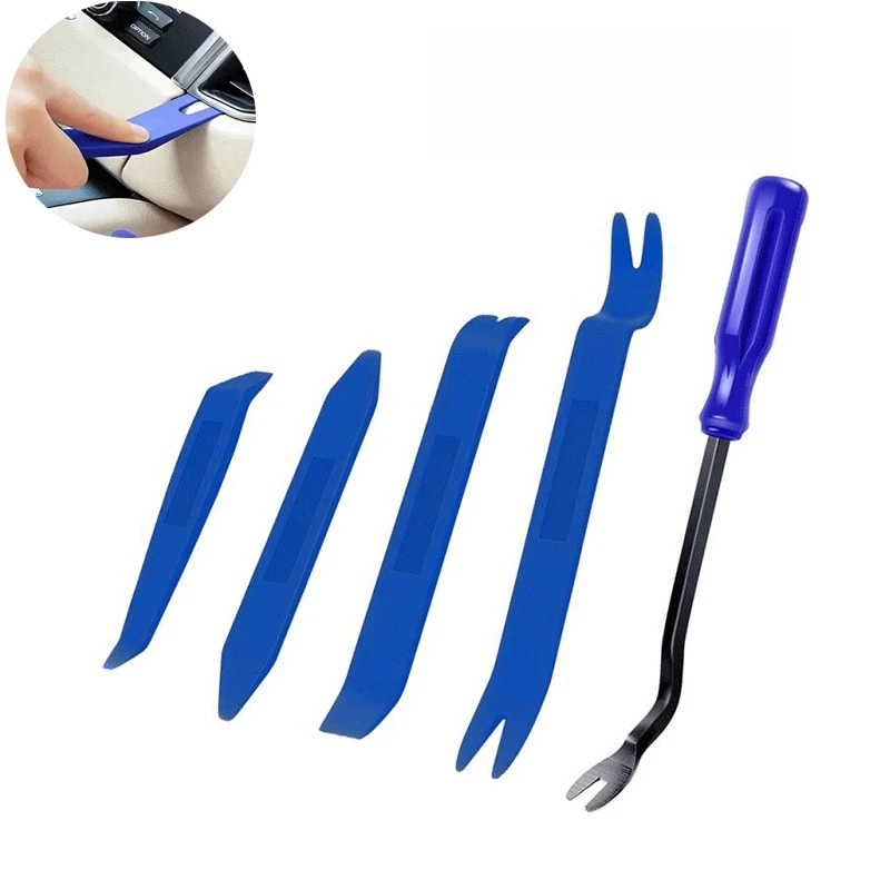 1-6Set Car Hand Tool Set Car Disassembly Tool Stereo Repair DVD Repair Tool Dashboard Removal Tool Interior Plastic Trim Panel