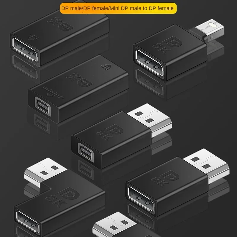 8K 60Hz DisplayPort DP 1.4 Cable Adapter Display Port Male To Mini Displayport Female Converter for PC Computer