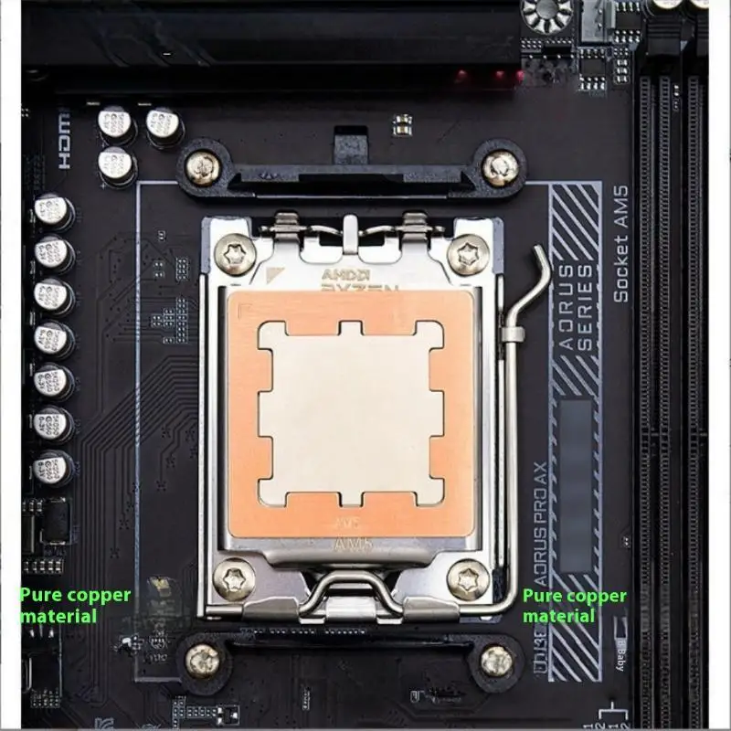 NEW 1Pcs AM5 Thermal Pastes Guard Contacts Frame For 7950X 7900X 7700X 7600X AM5 CPU Cooling Pad