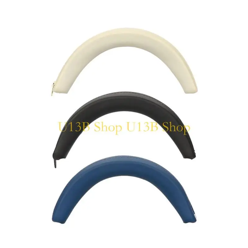 Protector cubierta cojín banda diadema reemplazo silicona suave U13B para auriculares auriculares 4