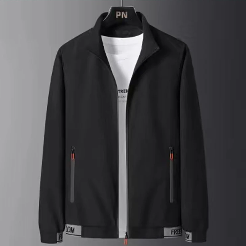 2024 New Male Coat  Autumn Winter Wear-Resistant Stand-up Collar Baseball Clothing Men's Jacket Men's Clothing
