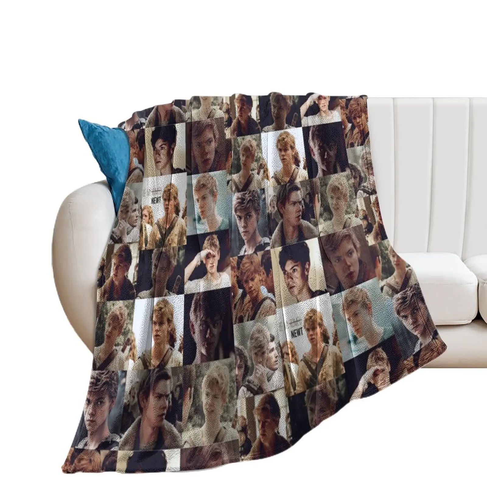 

Newt Throw Blanket Designers Sofa Picnic Blankets