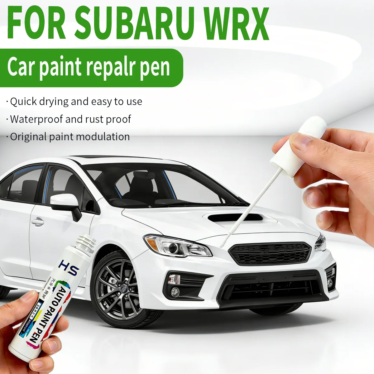 

Ручка-корректор для удаления царапин и ремонта краски Subaru WRX: белый, платиновый серый, K2X, светло-голубой, новый синий Rally, ледяной серебристый G1U