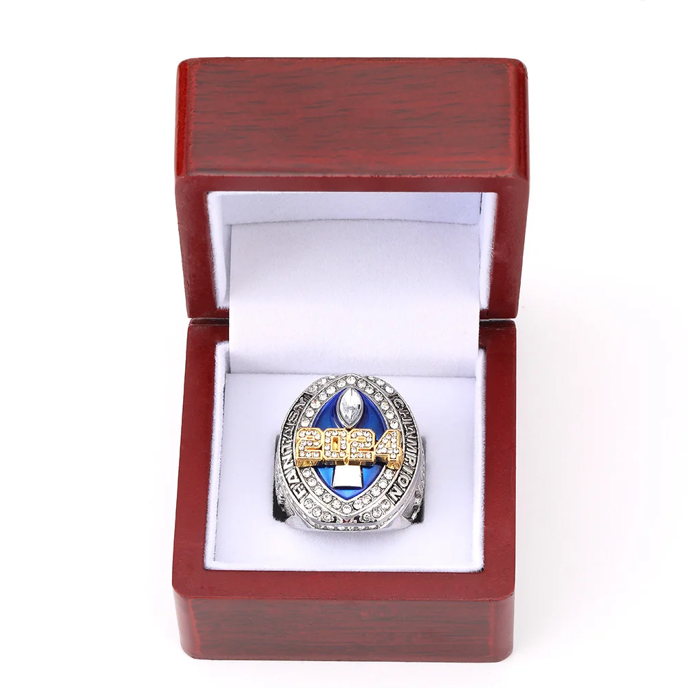 Fantasy Football Championship Ring 2024 League FFL Championship Trophy Rings Premium Award for Fans Mens Gift