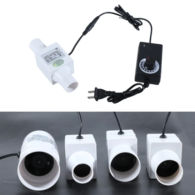 517A Ventola condotto in con controller a velocità variabile 12V Ventilazione Fan Fan Tubole