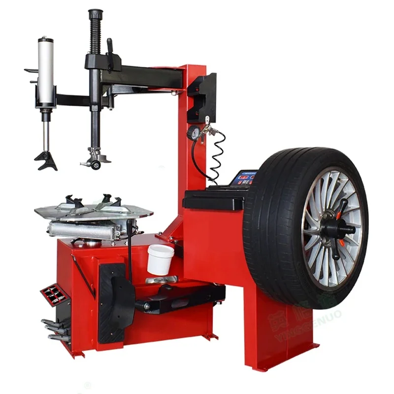 Large tire raking machine/changer/vertical/horizontal vacuum tyre raking machine/hydraulic tyre raking/large truck/bus tires