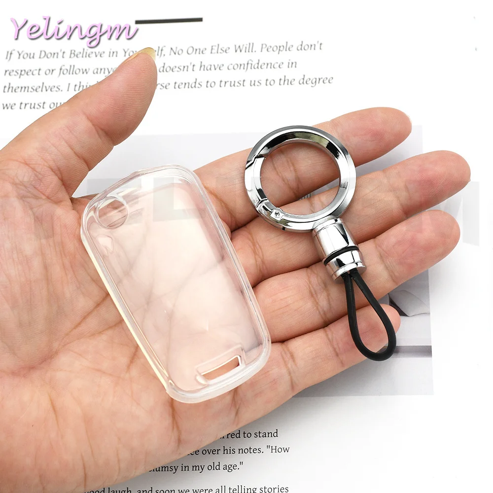 Transparent TPU Car Key Case Cover for Chevrolet Malibu Cruze Aveo Trax Sail Captiva Opel Vauxhall Astra J Corsa Insignia Mokka
