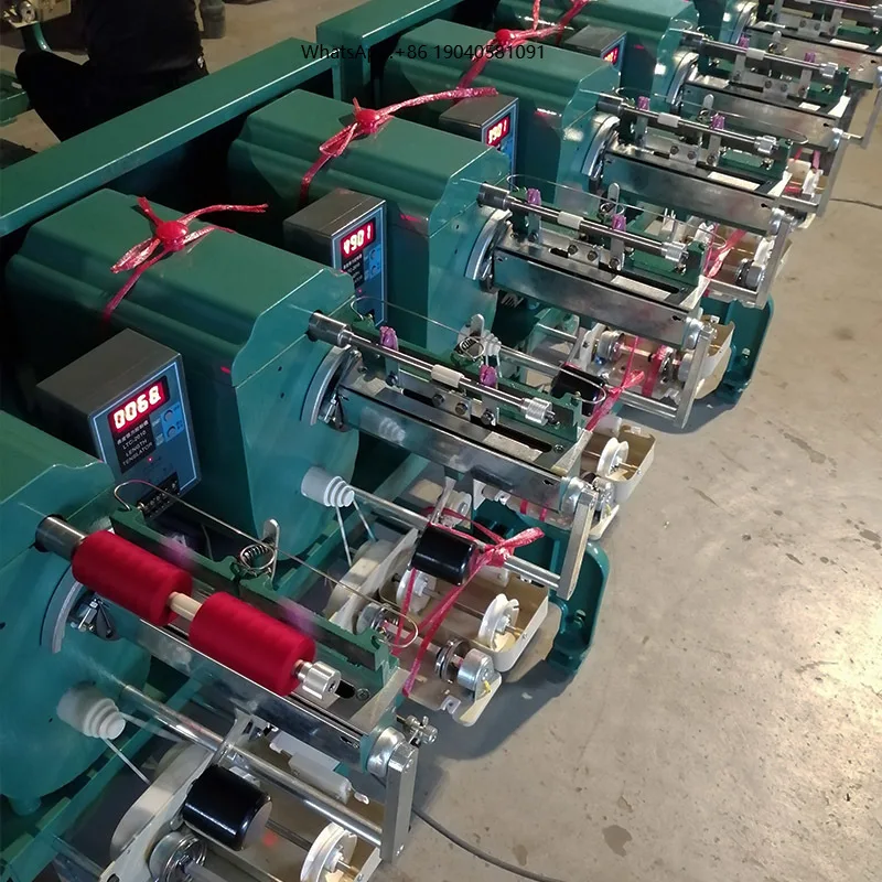 Thread Yarn Winding Machine Spooler Rewinder Cylindrical Bobbin Winder  Cone Winding Machine