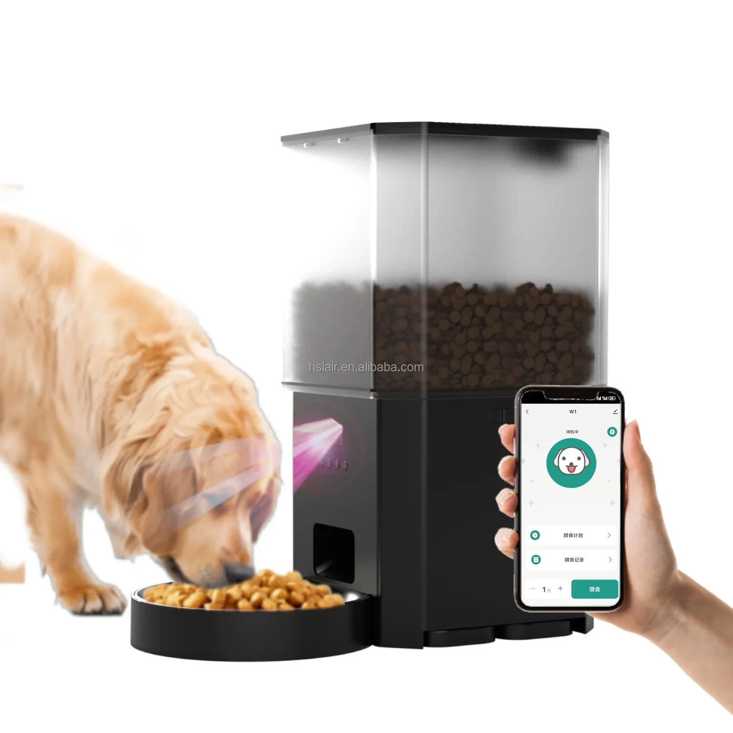 Large Capacity Wi-Fi Enabled Smart Pet Feeder For Cats And Dogs Big Dog Pet Feeder Automatic