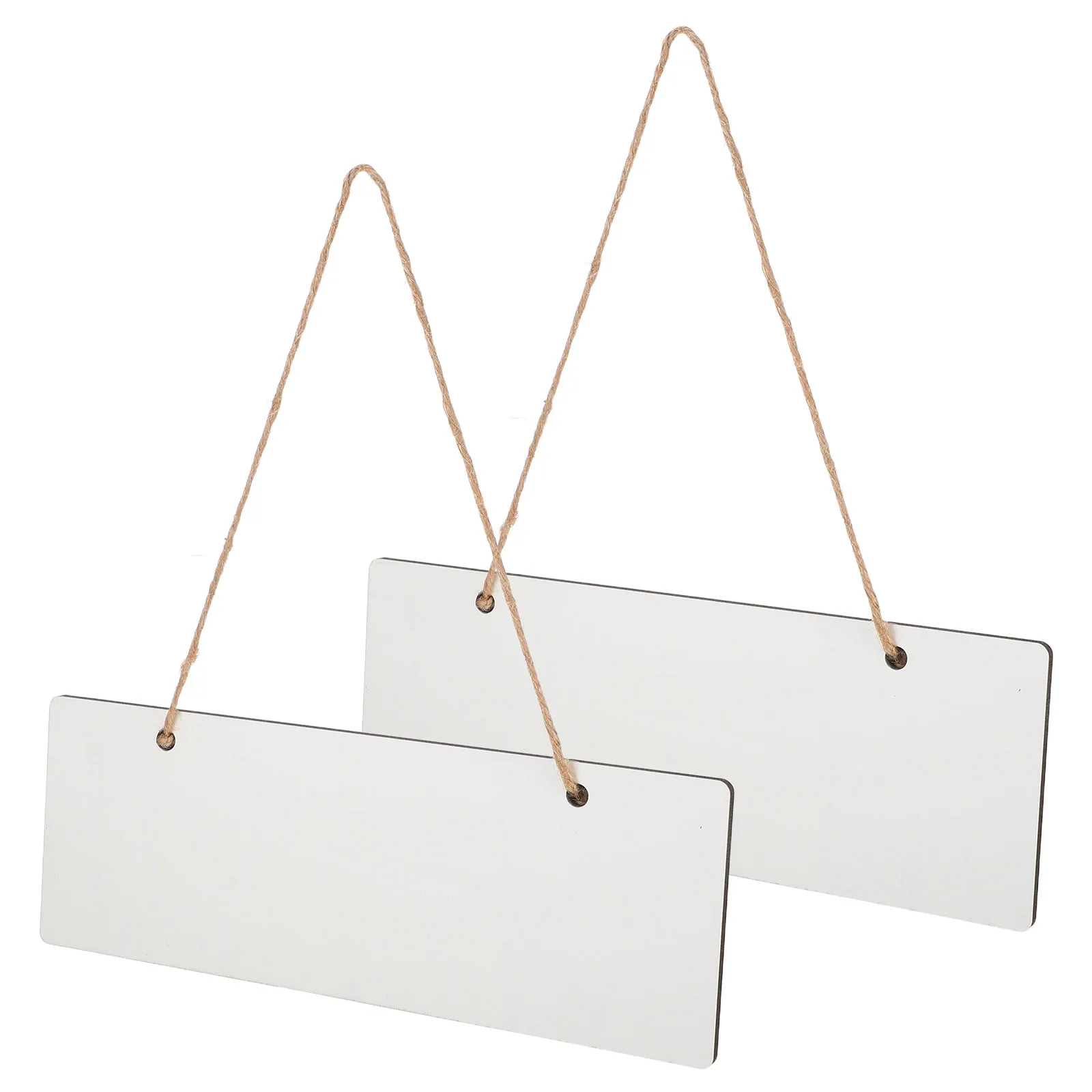 2 قطعة الشماعات الباب فارغة التسامي الأبيض السلس الخشب DIY بها بنفسك علامات الحرفية للمنزل مكتب مخزن في الهواء الطلق لوحات نقل الحرارة