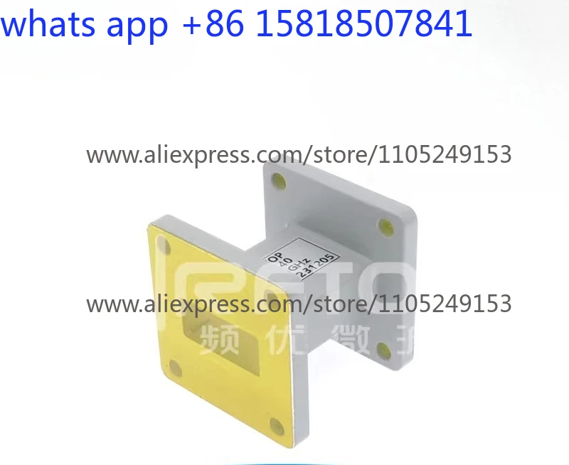 Frequency Optimized Microwave WR90 (BJ100) Direct Waveguide 8.2-12.4GHz connection waveguide