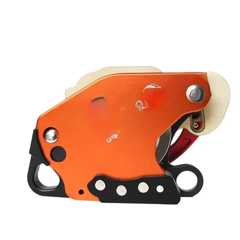 Electric lift high-altitude work, equipped with rock climbing electric descender, slow descender fast descending rope climbing