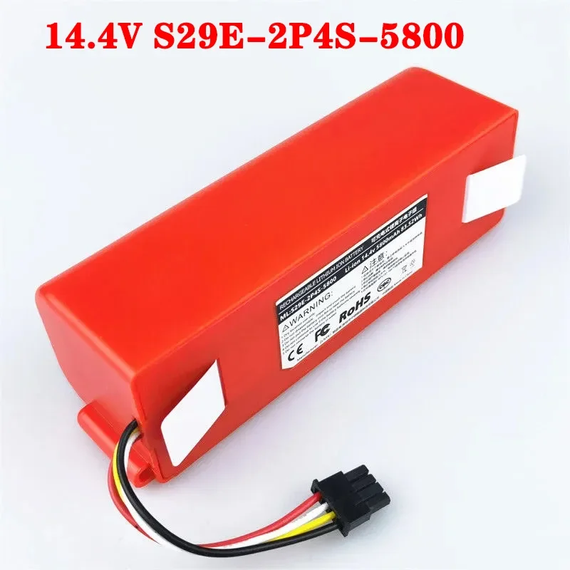 

S29E-2P4S-580014.4V 5800mAh machine vacuum cleaner battery is applicable to Robolock S55 S60 S60 S51 S5 MAX S6 parts