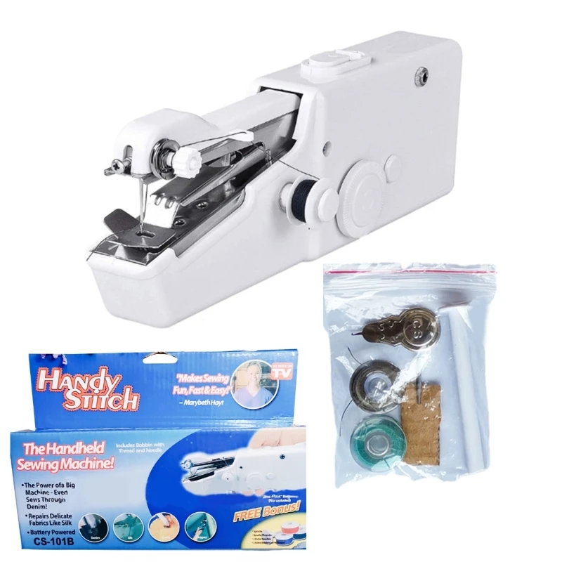 Compact Mini Sewing Machine with Accessories Convenient and Travel DIY Projects Dropship