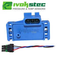 Sensor de mapa de presión Turbo Boost para Cadillac Chevrolet Chevy Pontiac Buick, Kit de cable de enchufe Pigtail, 3 Bar, 3 Bar, 12223861