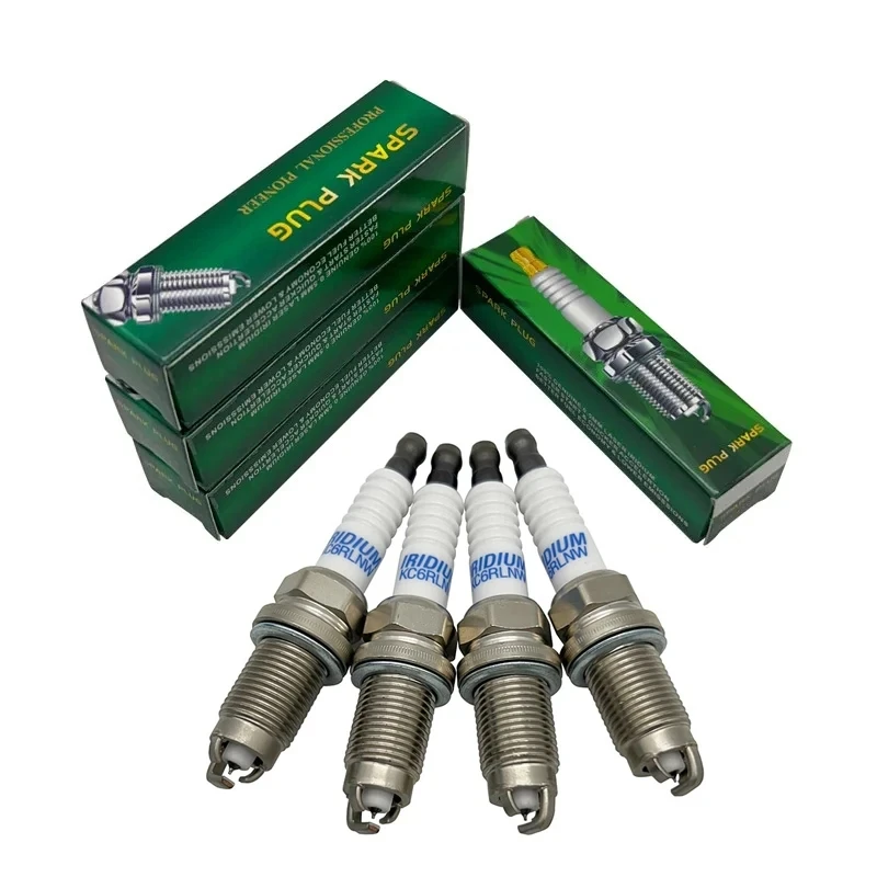 4 6pcs 3 electrodes TRUE iridium spark plug KC6RLNW for SK20BGR11 90919-01221 HB6AIX-11P PZFR6N-11TG VKA20 PZFR5D-11 PZFR5J-11