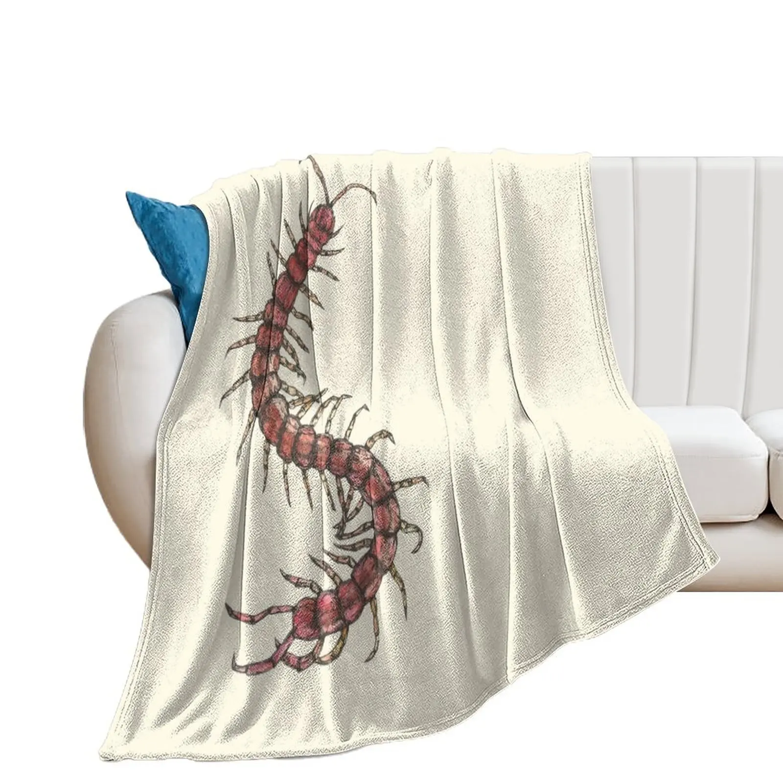 Centipede Throw Blanket Personalized Gift warm for winter Blankets