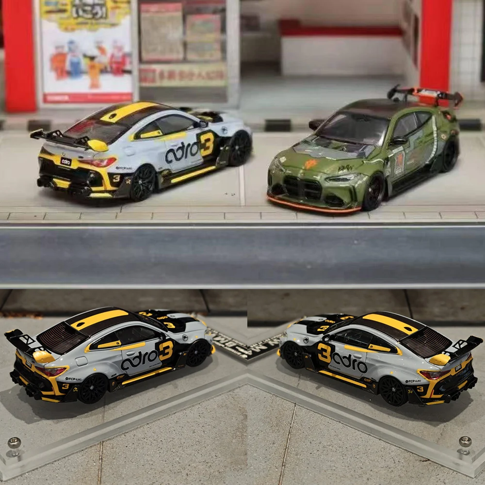 

SW Model 1/64 M4 G82 Model Car Vintage Cars Diecast Vehicle Collection Model With Display Case Gifts for Adults