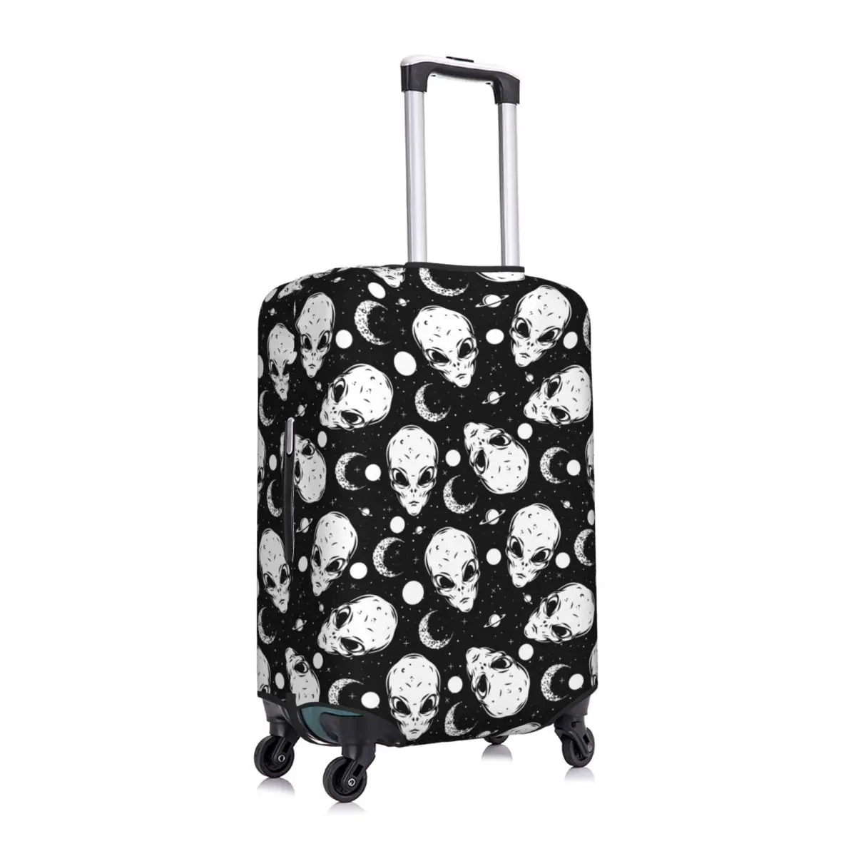 مخصص هالوين مخيف الغريبة غطاء الأمتعة الأزياء حقيبة حامي يغطي دعوى لمدة 18-32 بوصة #2