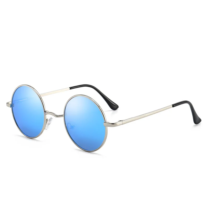 Retro Polarized Sunglasses Round Men Women Hip Hop Prince Hipster Outdoor Sun Glasses Optical Glasses Frame Anti Blue Light Lens