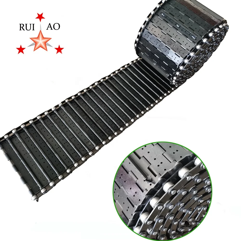 Stainless Steel Conveyor Chain Metal Transmission Belts for Chip Conveyor Scrap Machine Tools Accessories