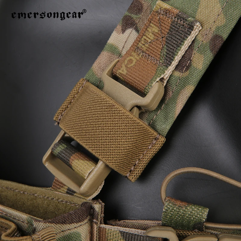 Emersongear-戦術的なmk3チェストリグベスト,モジュラー戦闘,プレート