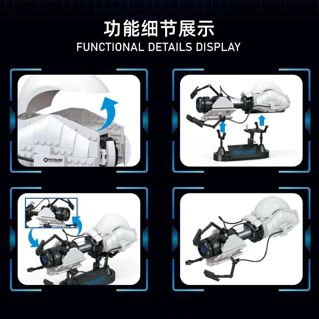 667PCS Transfer Gun Model Building Blocks Kit Game Series Small Particle Assembled Toy Ornament Kid Birthday Gifts JD127