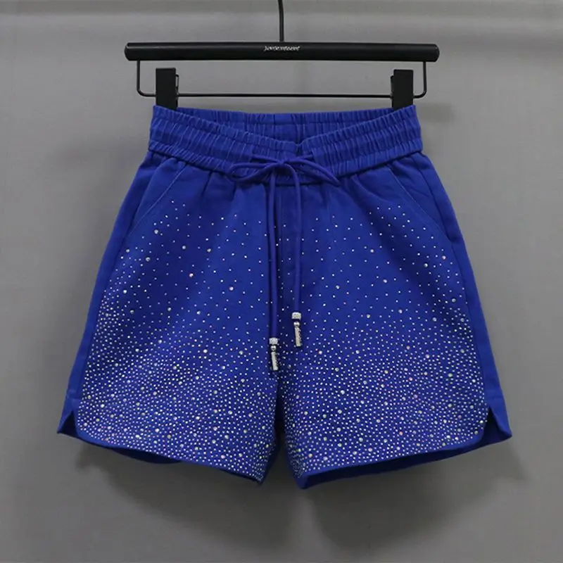 Women 2024 Spring High Waist Tweed Shorts Button Casual A-line Office Shorts Zipper Vintage Irregular Solid Trousers LX553