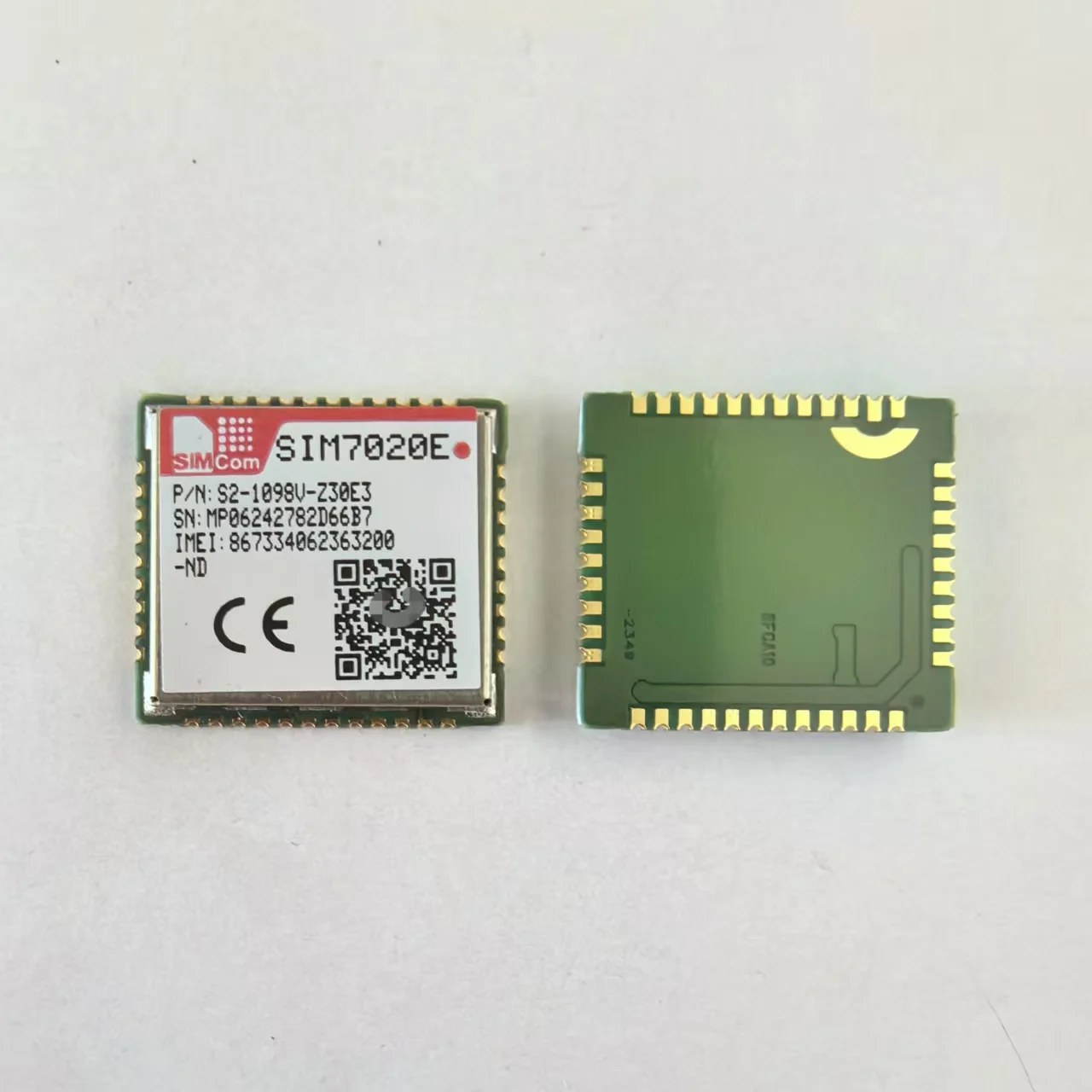 SIMCOM SIM7020E LCC New&Original Multi-Band B1/B3/B5/B8/B20/B28 LTE NB-IoT SMT type M2M module compatible with SIM800C