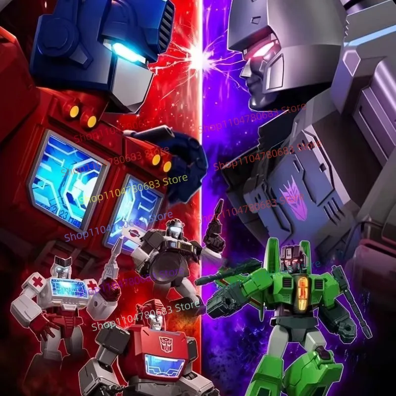 In Stock Blokees Building Blocks Transformers Shining Version 1 2 3 4 5 Set Figure Assembly Model Robot Toy Holiday Gift