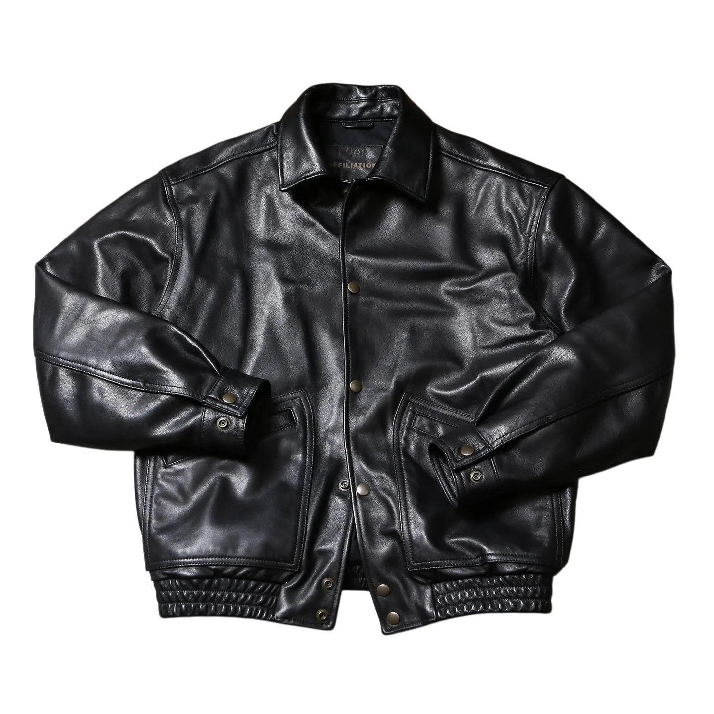 Black Spring Leather Jacket Men Retro Style Plus Size 5XL Genuine Natural Sheepskin Turn-Down Collar Single Breasted Loose Coat