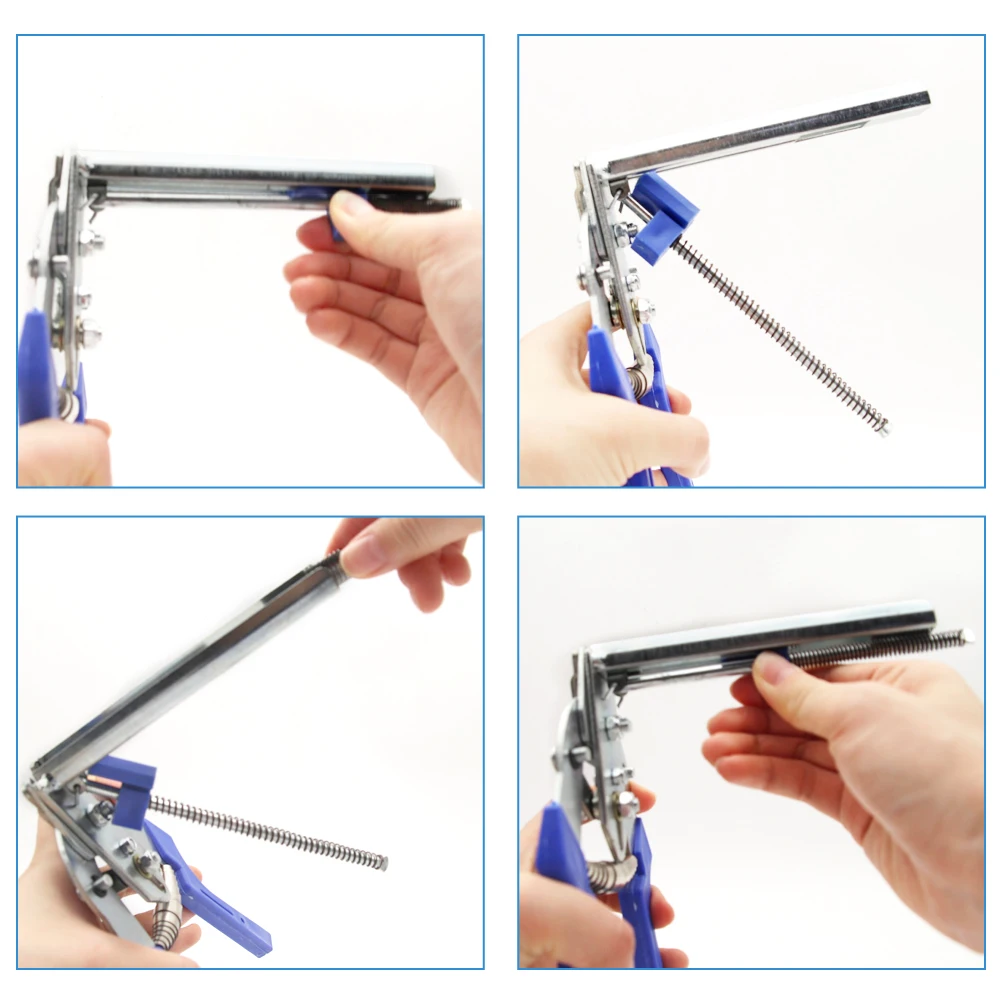 Cage Fastening Clamp Installation Poultry Cage Plier Cage Nails Chichen Rabbit Fox Bird Dog Cage Clamp Installation Tools