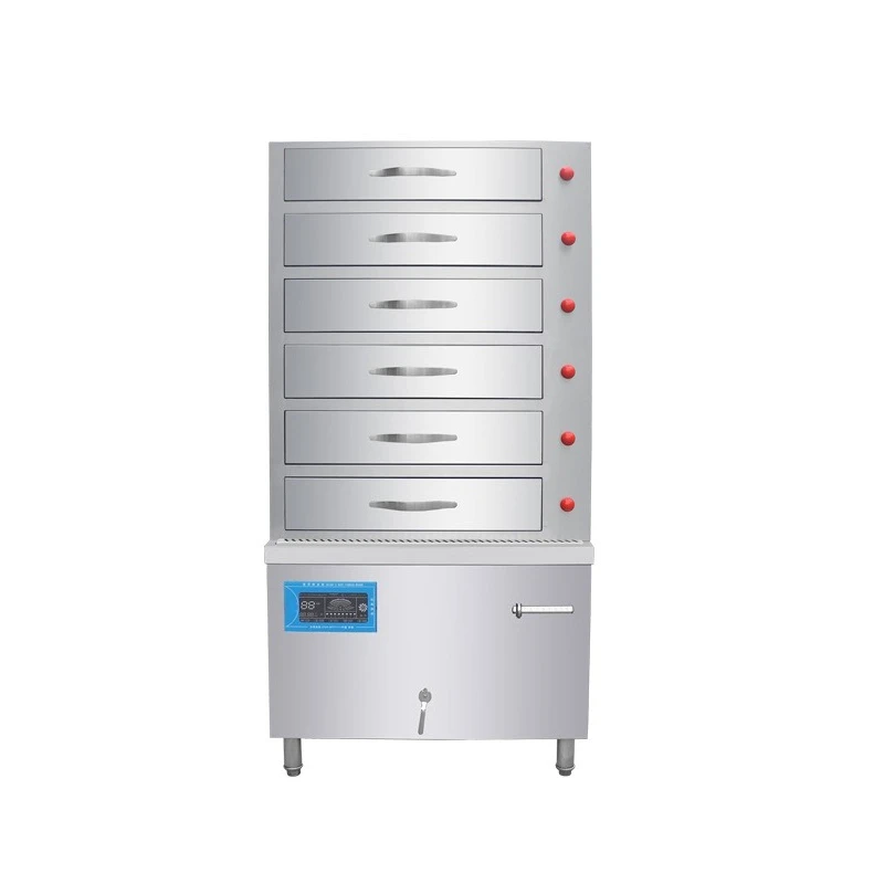

Guangdong rice flour machine, six-layer electromagnetic steamer, multi-functional layered heating