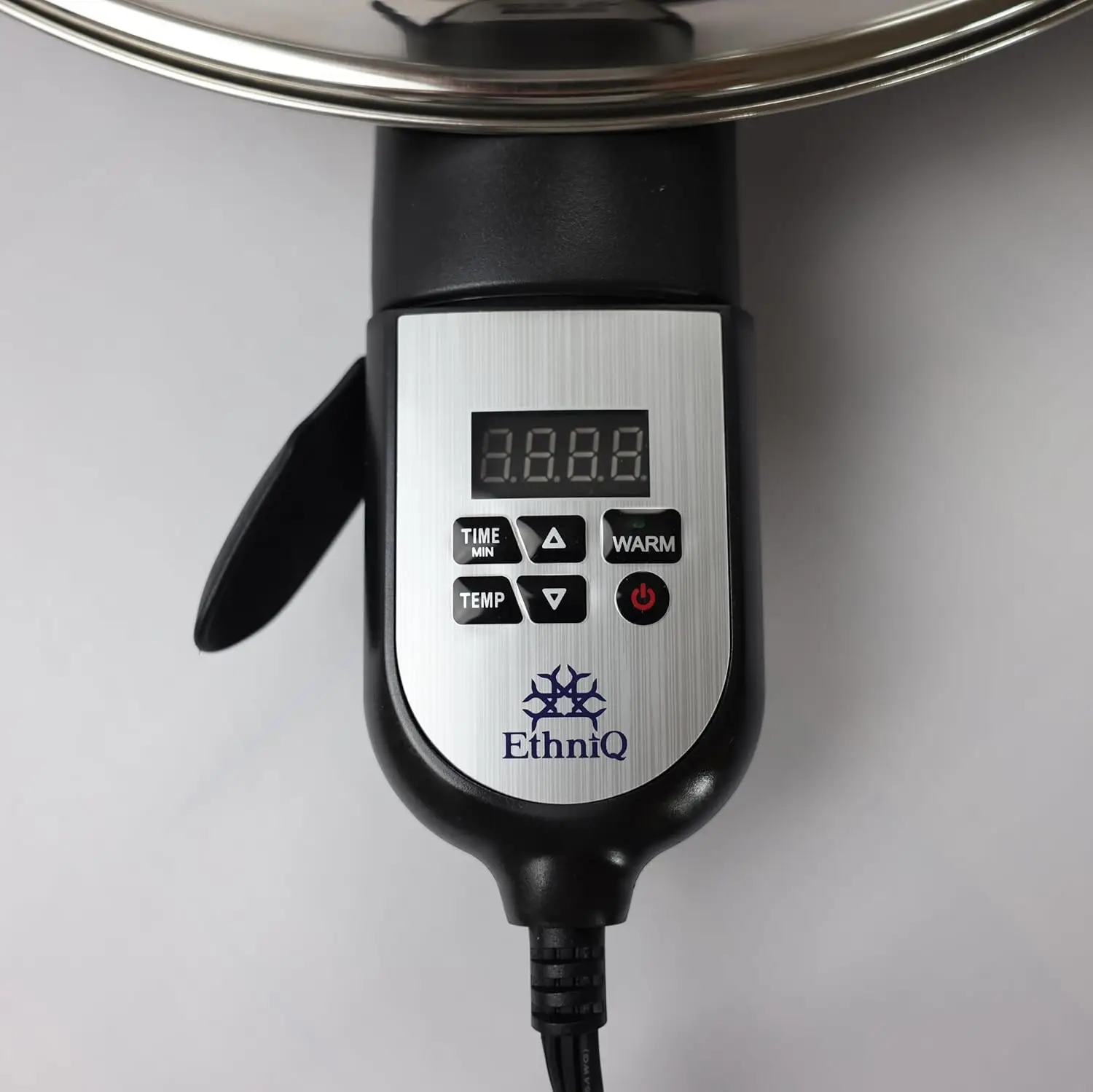 Ethiopian Injera, Somalian Anjero, Crepe, Lefse, Mogogo, Mitad, Pancake Teff Maker - Adjustable Digital Heat Control - Non-Stack