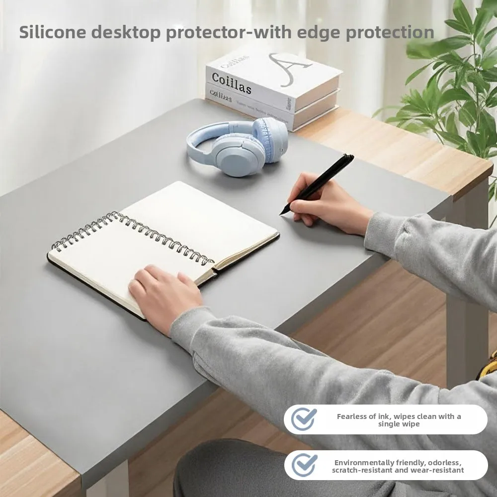 

Водонепроницаемый силиконовый коврик для стола, нескользящий коврик для мыши, защита поверхности для офисного компьютера, защита от царапин, предметы домашнего декора