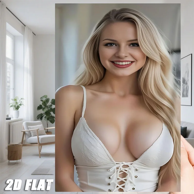 Mädchen in weißem Spitzenkorsett-Oberteil Wanddekoration, Sinnliches Frauenporträt Metallblechschild, Vintage-Poster für Schlafzimmer- und Boudoir-Dekoration